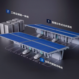 Photovoltaic parking shed