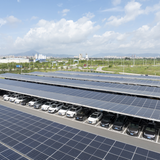 Photovoltaic parking shed
